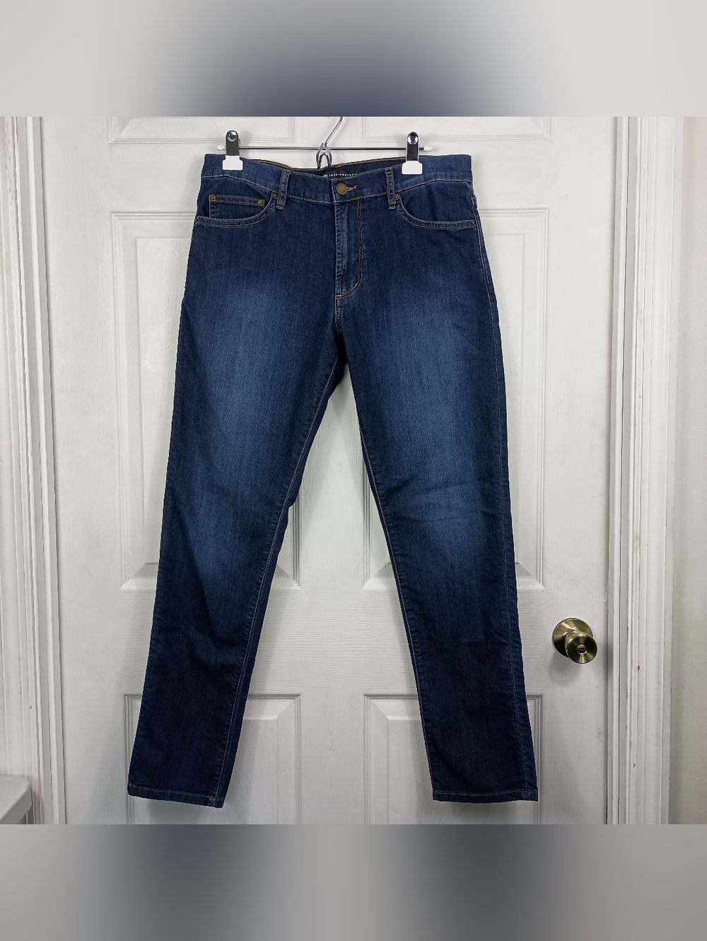 Travis Mathew Jeans 32x31 Mens Blue Legacy Featherweight Denim Stretch Slim